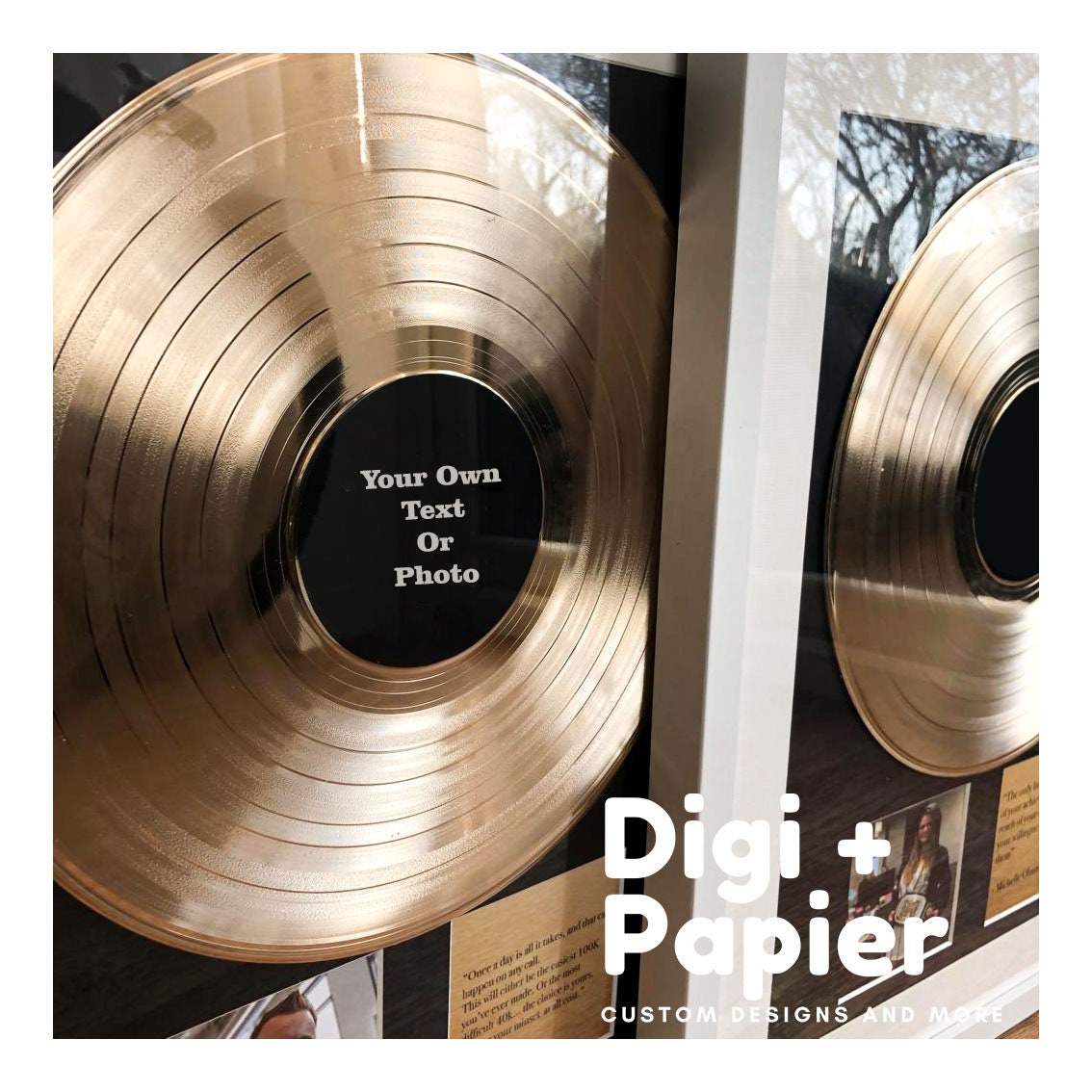 Personalised Employee Award, Retirement Appreciation, For Manager , Staff ,Retirement Award , Long Service Award, VINYL RECORD FRAME