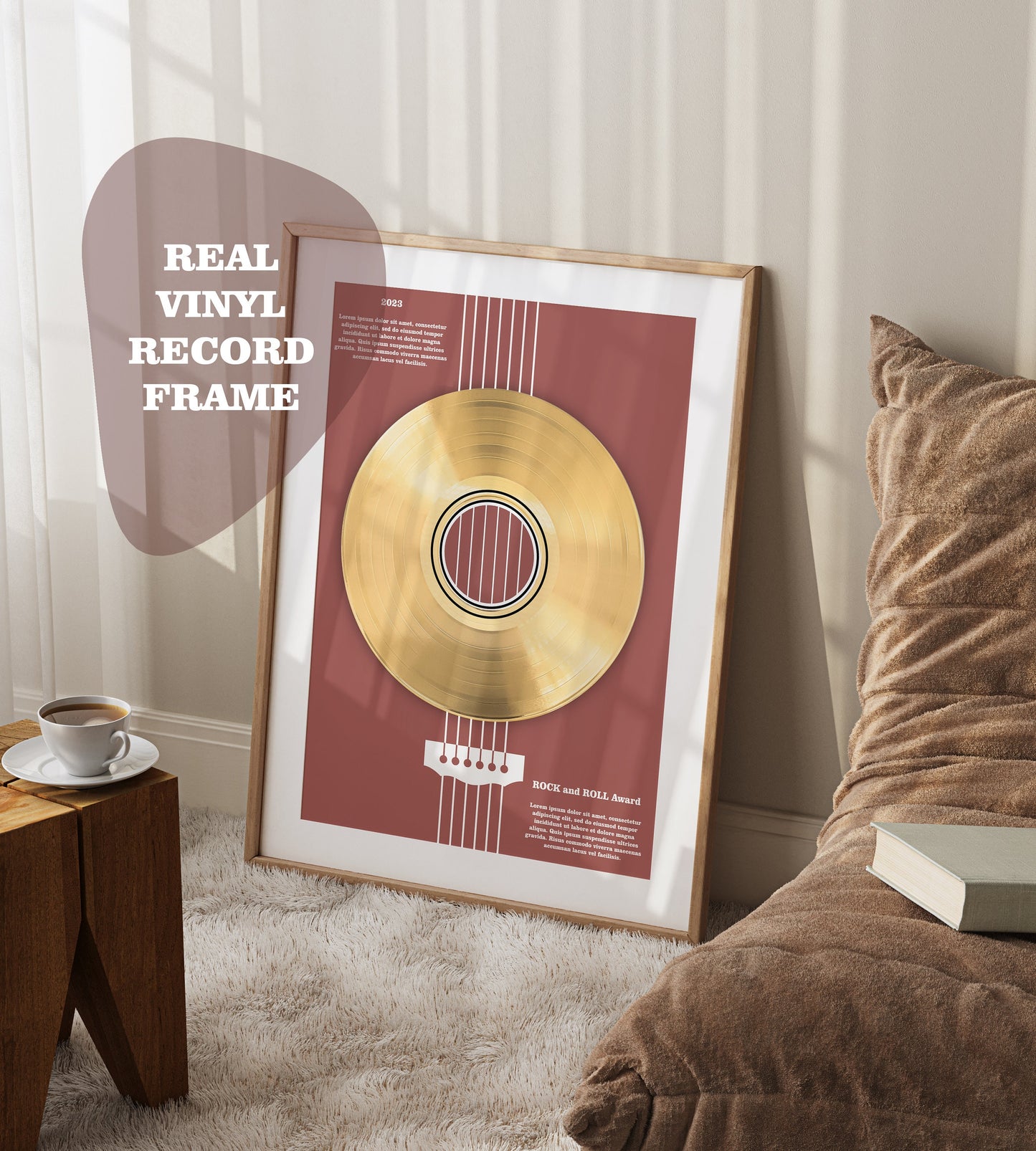 Music Lover | Music Teacher Gift | Marching Band Gifts | Guitar Lover | Large Event Award | Retro Poster|Band Studio Deco | Music Wall Art