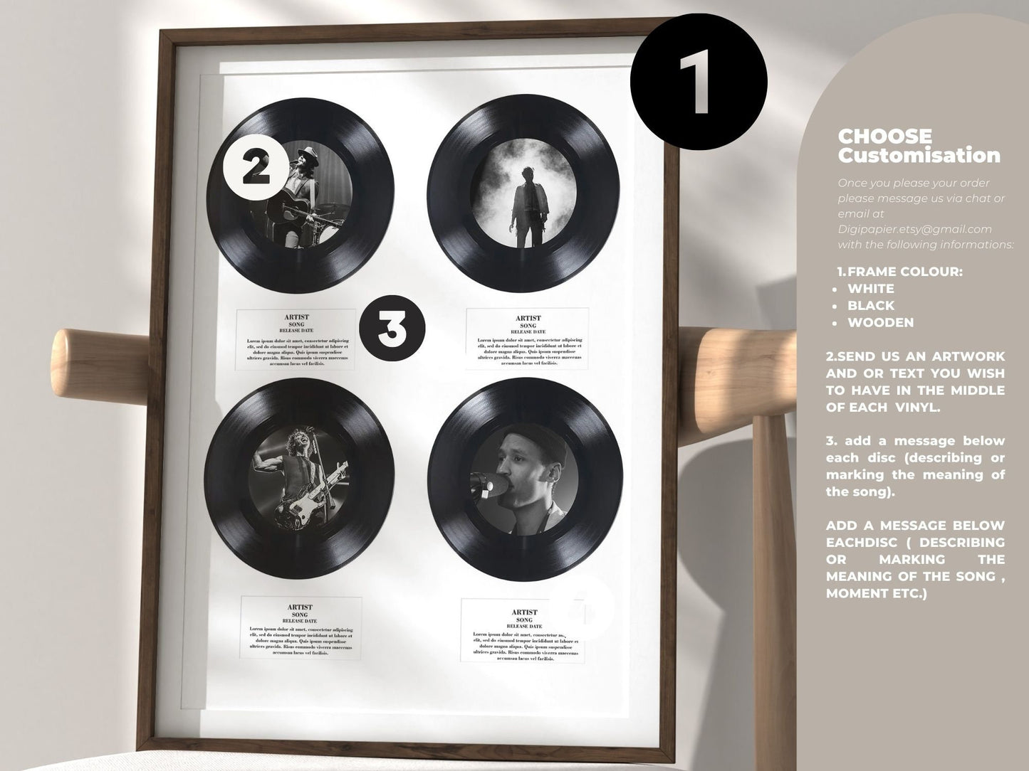Music gift for dad, Vinyl Record Custom, Anniversary gift for boyfriend, wedding anniversary gift, Fathers Day Custom gift , Retro Gift