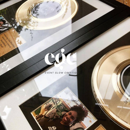 Any Playlist | Anniversary Gift | Music Plaque Frame | Personalised Song Plaque | Vinyl Record Frame| Custom Award Plaque | streaming Goal