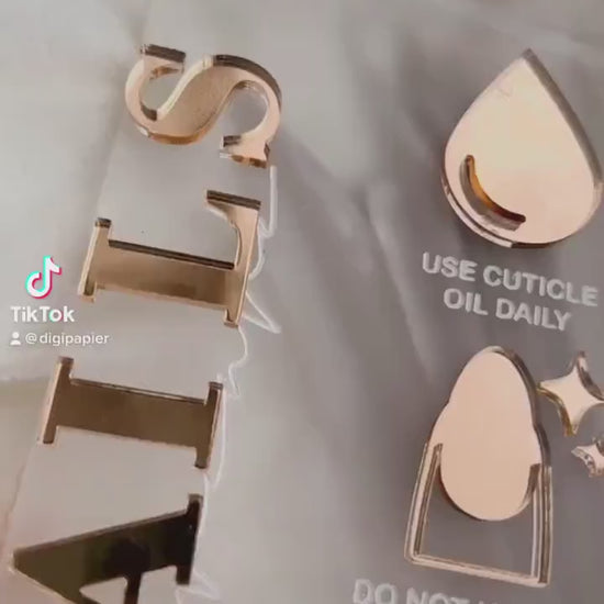 Nail Tech Gift | Salon Sign | Aesthetics Sign | Nail Aftercare Advice Sign | Business Signage | Nail Shape Sign | Spa Sign | Acrylic Sign