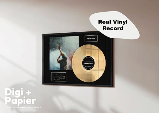 Vinyl Record Frame, Vinyl Record Display, Record Frame  Cover , Record Album Frames , Gold Vinyl Album Frames, Vinyl Display Shelf, gift