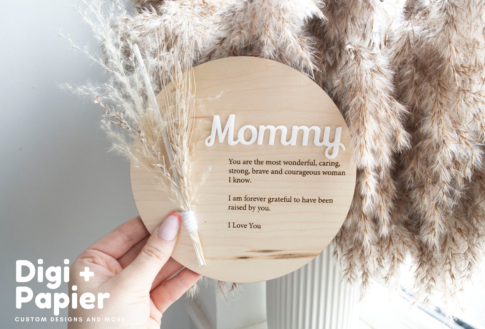 First Mothers Day Gift ,mum frame, mum gift, mother's day gift, mothers day, mum present, mummy, gift from daughter, dried flowers , pampas
