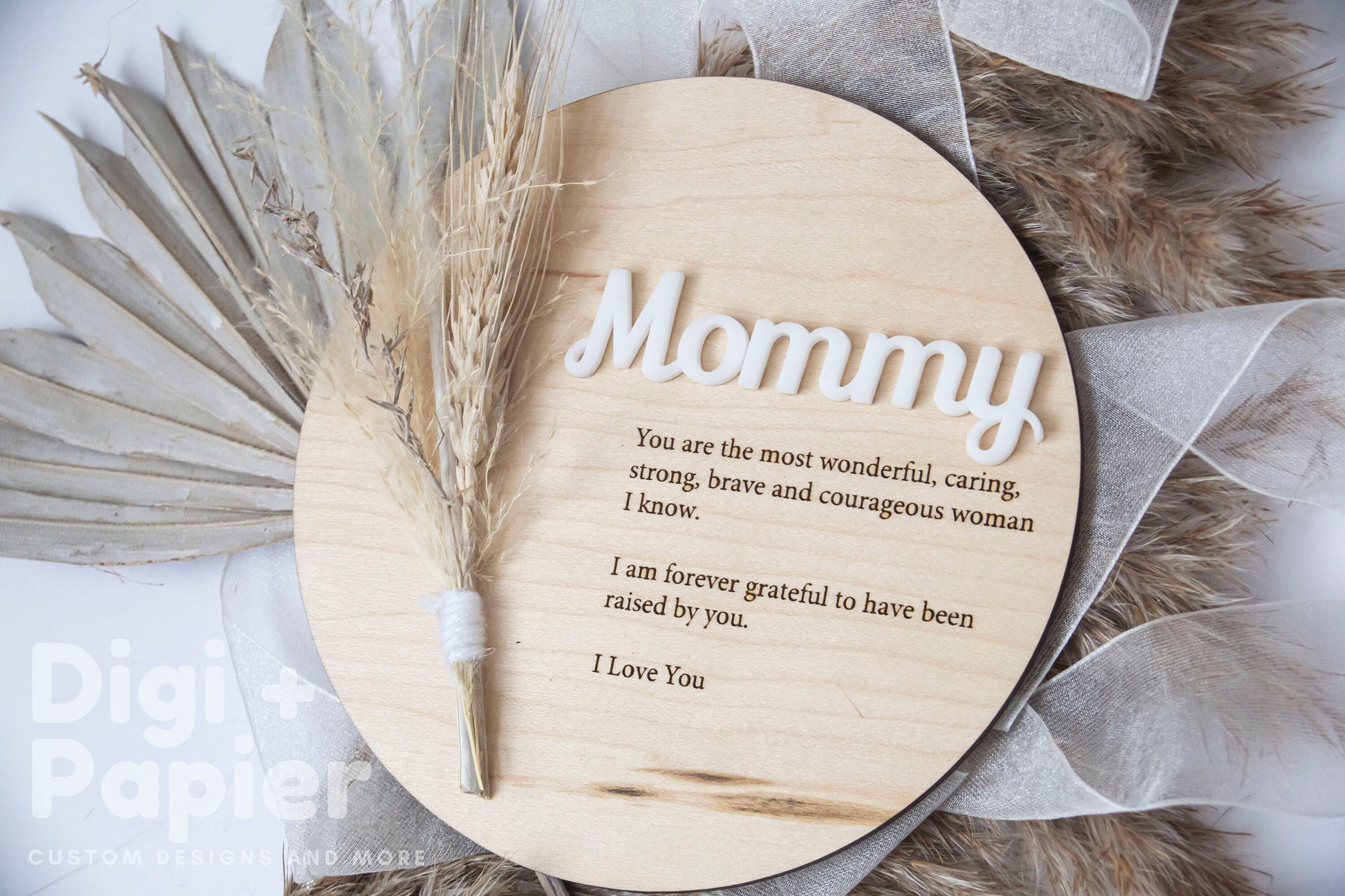First Mothers Day Gift ,mum frame, mum gift, mother's day gift, mothers day, mum present, mummy, gift from daughter, dried flowers , pampas