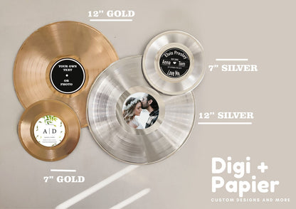 Vinyl Record Frame, Vinyl Record Display, Record Frame  Cover , Record Album Frames , Gold Vinyl Album Frames, Vinyl Display Shelf, gift