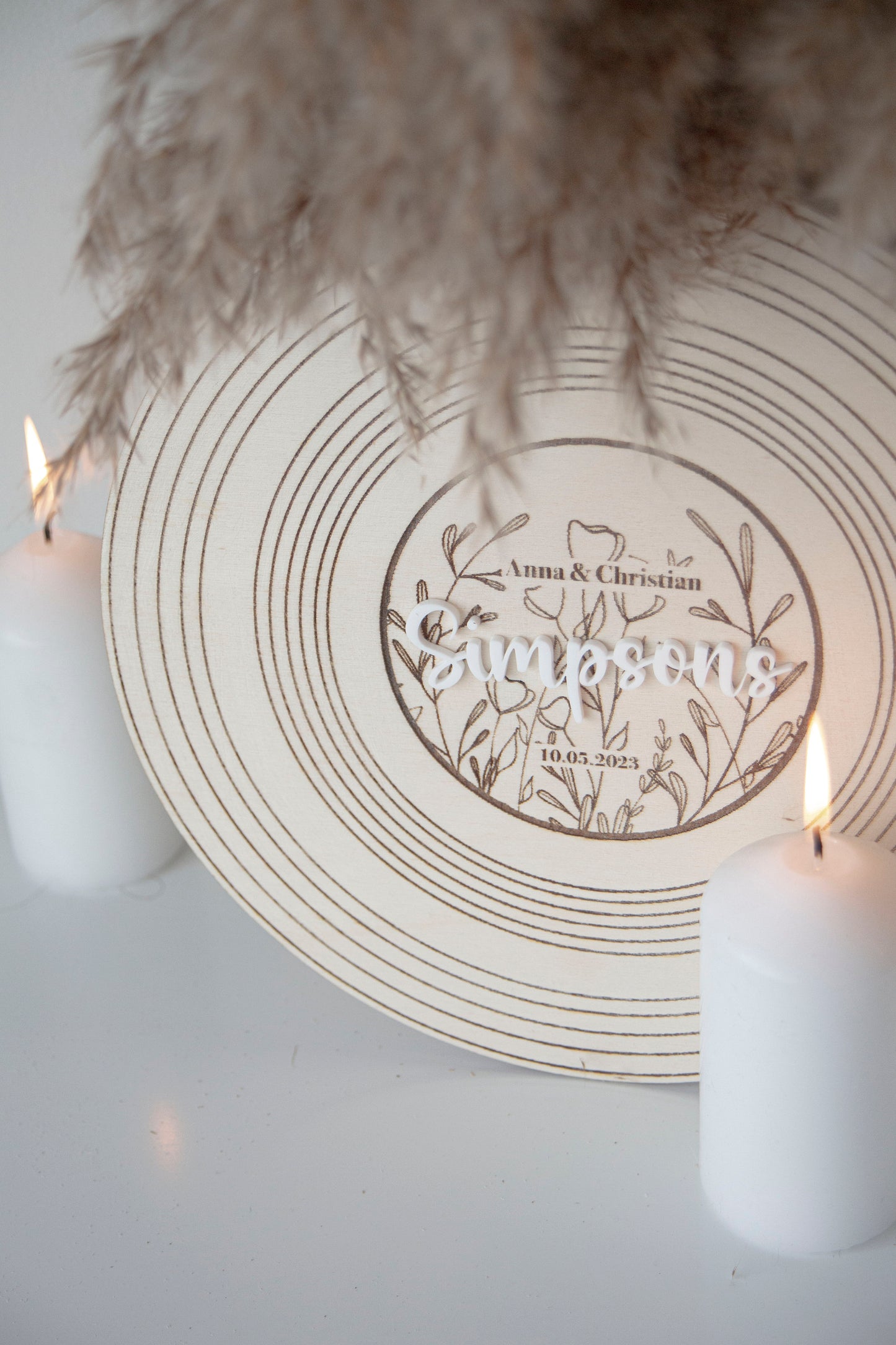 Guest Book Alternative, Wedding Decor, Wedding Guest Book, Round Wedding Wood Sign | Wedding Guestbook , First Dance Song engraved LP record