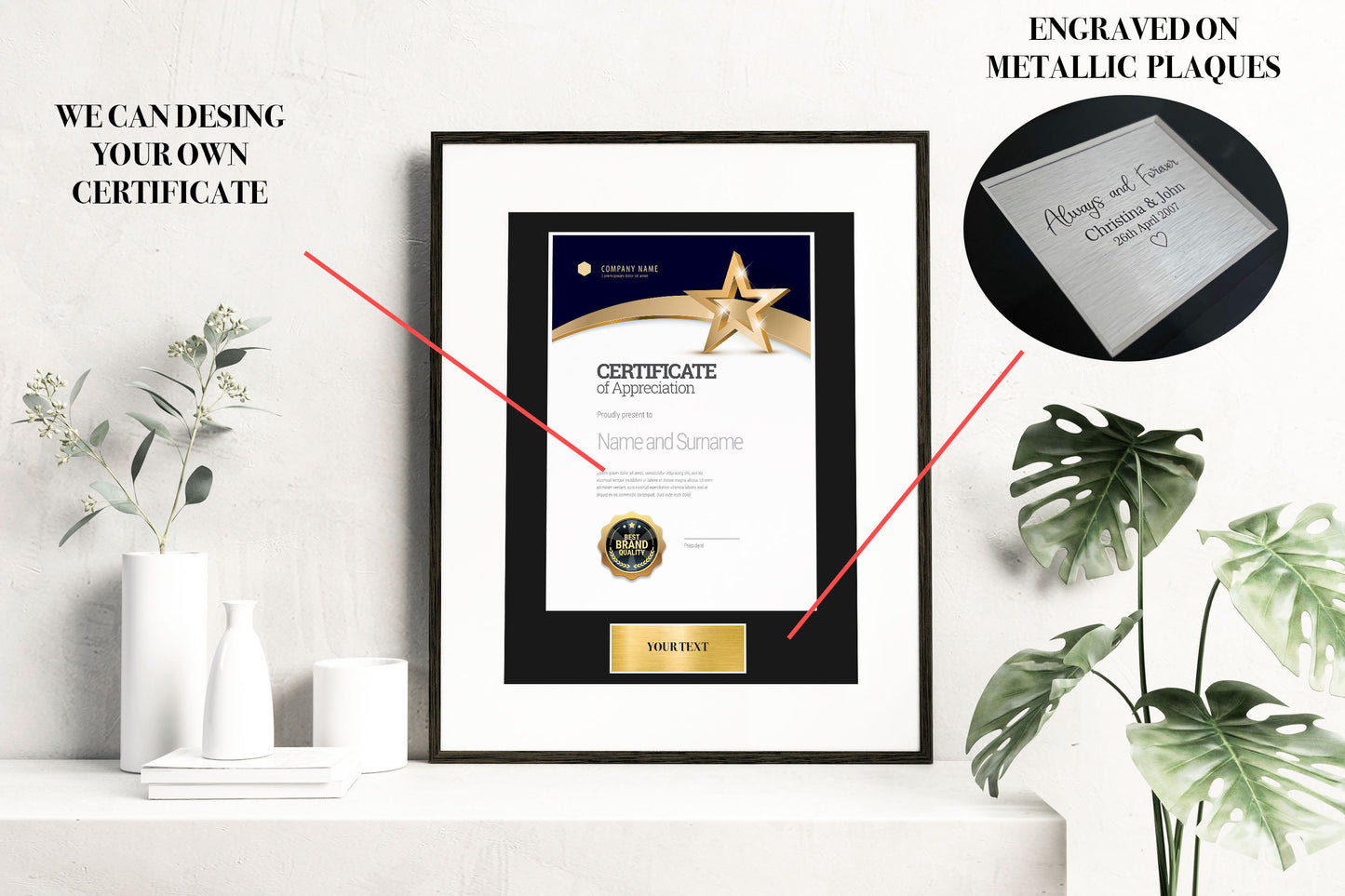 Diploma Frame 11x14 Document, Employee Appreciation Gifts, Congratulations Gift for Women, Personalized Picture Frame for Boyfriend,A4 Frame