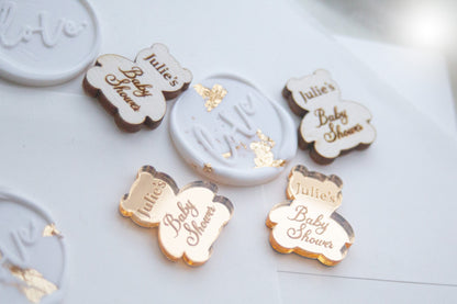 Custom Baby Shower Table Decorations | Gender Reveal | New Arrival Party | Confetti | Wooden Baby Shower Confetti | Baby Shower Tableware