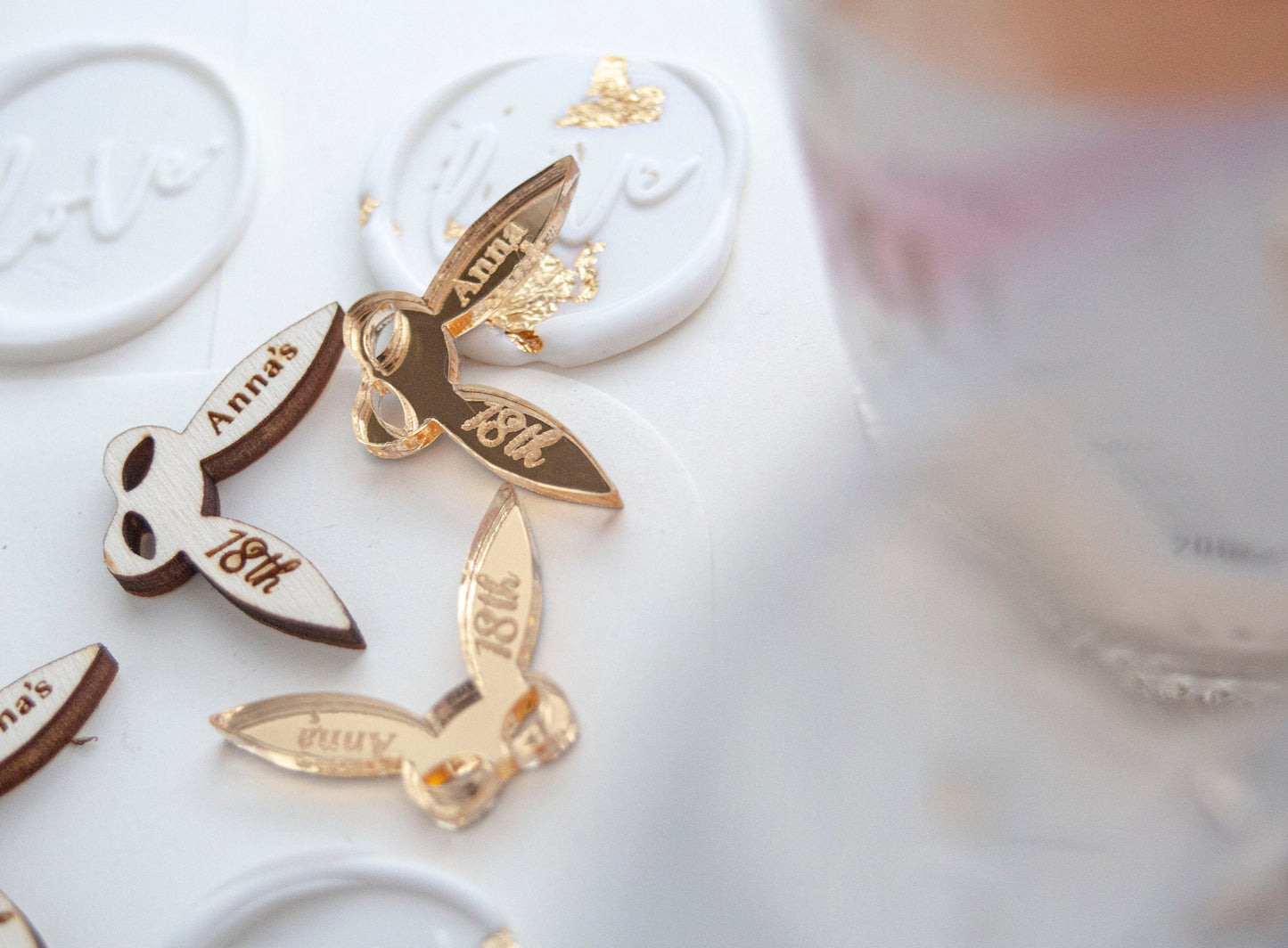 Personalised 18th Birthday Party Table Scatter Confetti Favour Decorations | Mirror Acrylic or Wood  Bestseller | 21st birthday | Bunny mask
