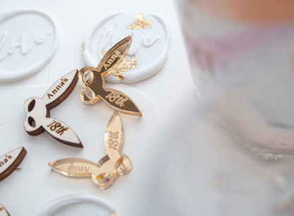 Personalised 18th Birthday Party Table Scatter Confetti Favour Decorations | Mirror Acrylic or Wood  Bestseller | 21st birthday | Bunny mask