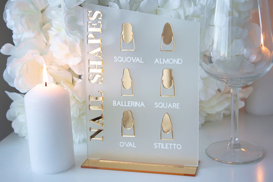 Nail Tech Acrylic Sign