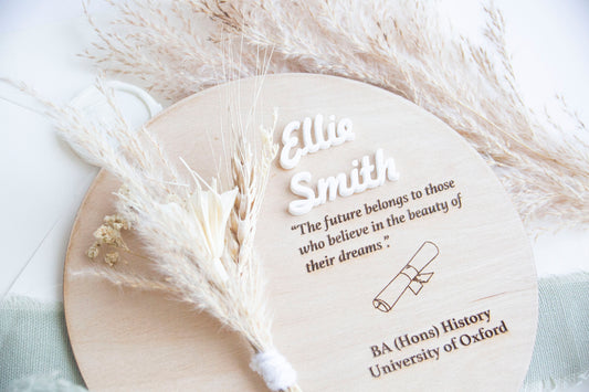 Personalised Graduation Gift | Personalised Graduation Card | Gifts For Her | Best Friends | Graduation 2023 | granddaughter | Wooden Plaque