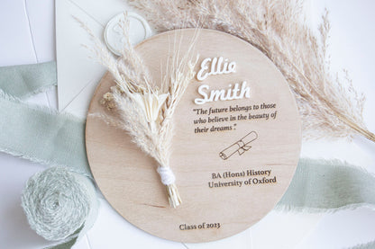 Personalised Graduation Gift | Personalised Graduation Card | Gifts For Her | Best Friends | Graduation 2023 | granddaughter | Wooden Plaque