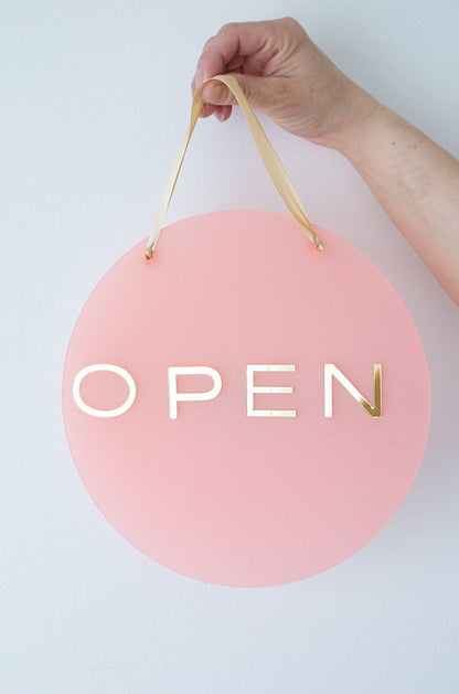 Business Sign | Door Sign | Salon Sign | Business Signage | Bar Sign | Reversible Open Closed Sign | 3D sign | Open Closed Sign | Beauty