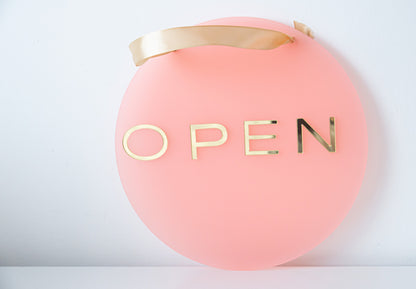 Business Sign | Door Sign | Salon Sign | Business Signage | Bar Sign | Reversible Open Closed Sign | 3D sign | Open Closed Sign | Beauty